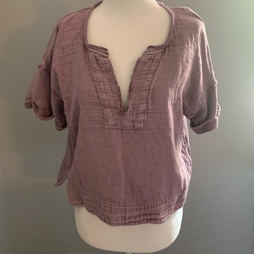 V neck top